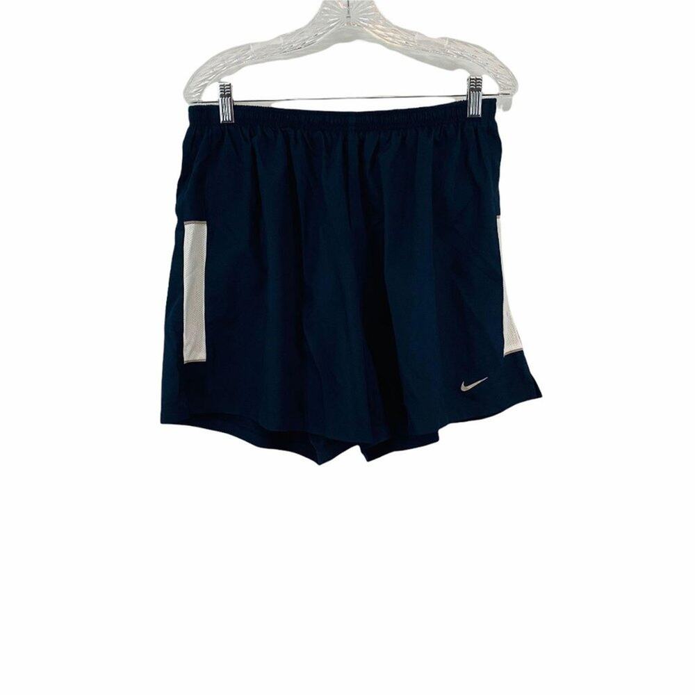 Nike Womens Dry Tempo Navy White Running Shorts XXL